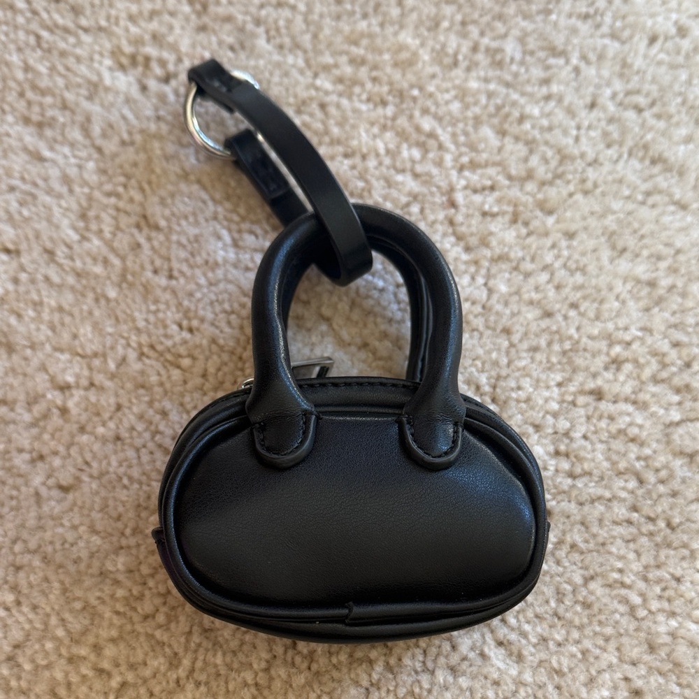 Anthropologie Mini Black Handbag. Bag charm/coin purse - Picture 1 of 7